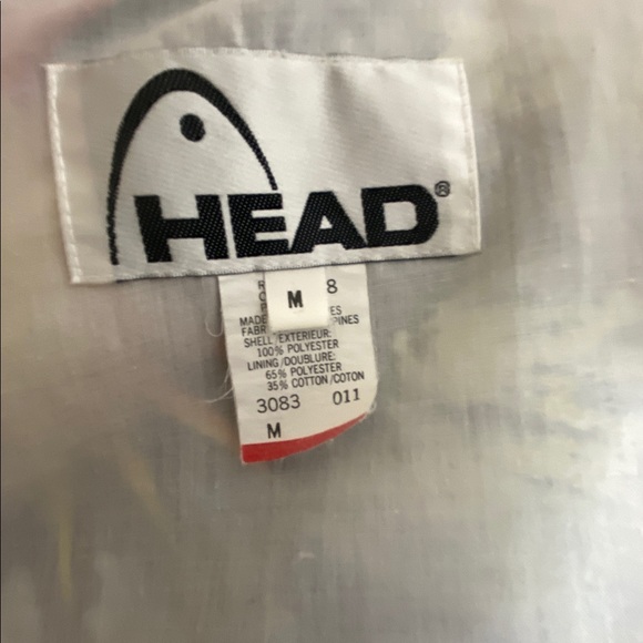 Vintage Head 90s Tennis Jacket Sun Rays Medium - Picture 5 of 8
